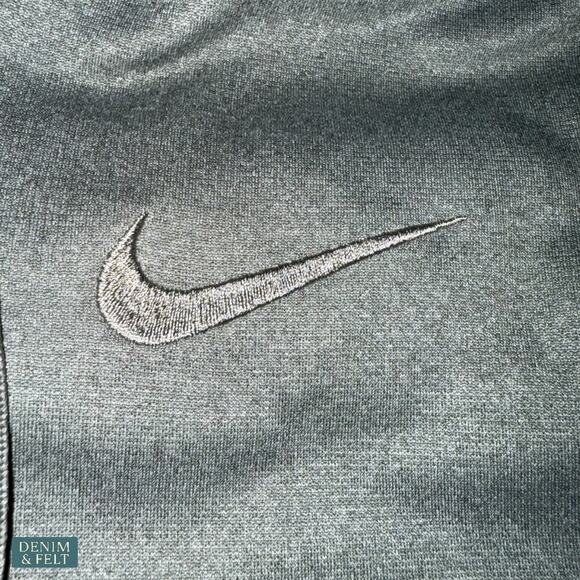 Nike Therma-Fit Swoosh Full Zip Hoodie Gray Men’s Medium Embroidered Logo NEW - Picture 5 of 9